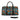 African Leather Bag for Travel Colourful Bogolan Style Print-Bynelo