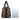 African Leather Bag for Travel Mud Cloth Buntu Pattern-Bynelo