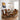 African Abstract Kuba Print Removable Dining Chair Cover