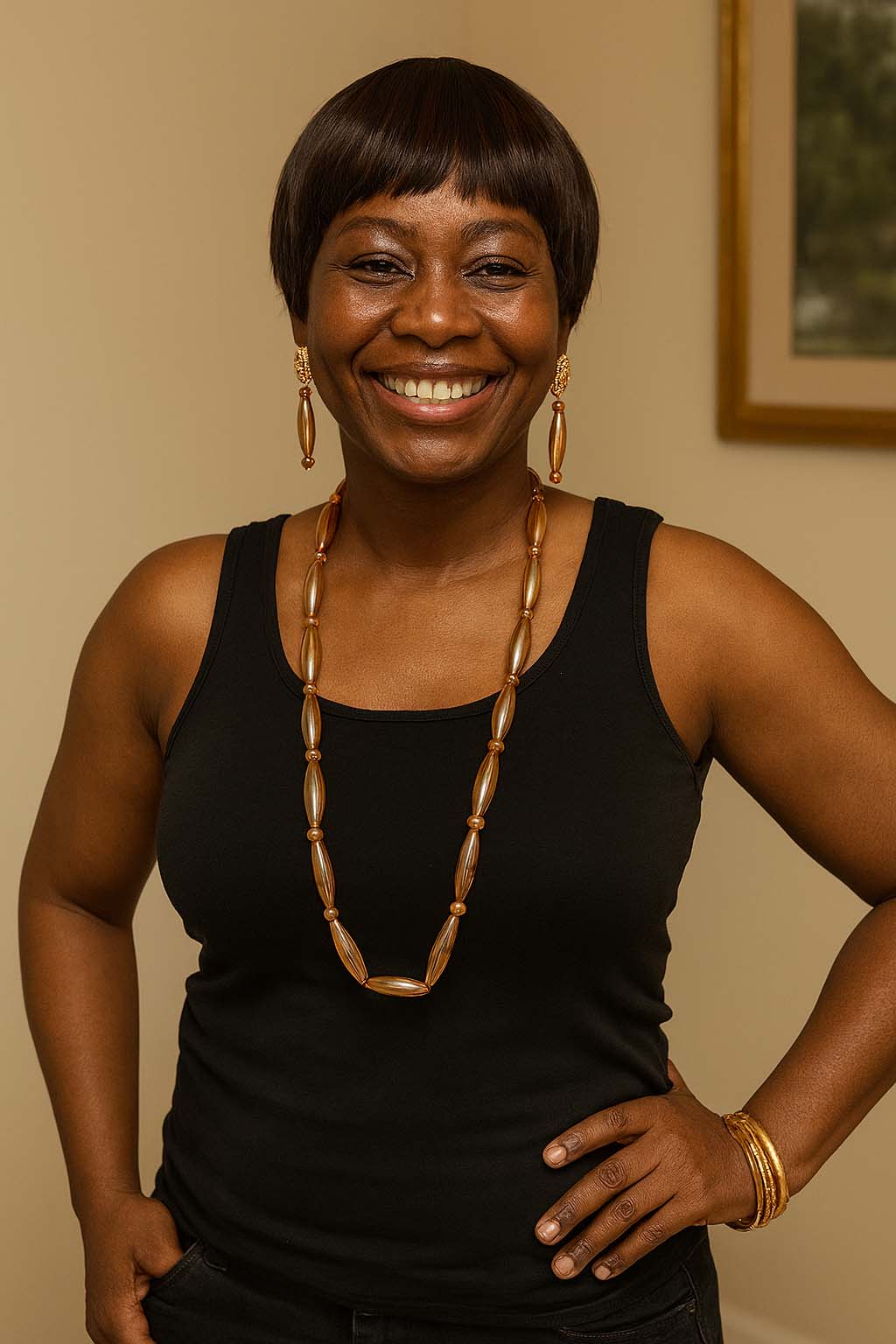 African Bead Necklace Set | Coral Pipe Jewellery