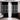 African Blackout Curtains Black and White (Two-Piece)-Bynelo