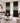 African Grommet Curtain Tribal Print Black and White (Two-Piece)
