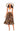 African High Waist Skirt | Kuba Print Midi Length Flared-Bynelo
