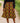 African Kente Skirt | Midi Length Chiffon Flared Style