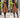 African Kente Women's Long Sleeve High Turtleneck Dress