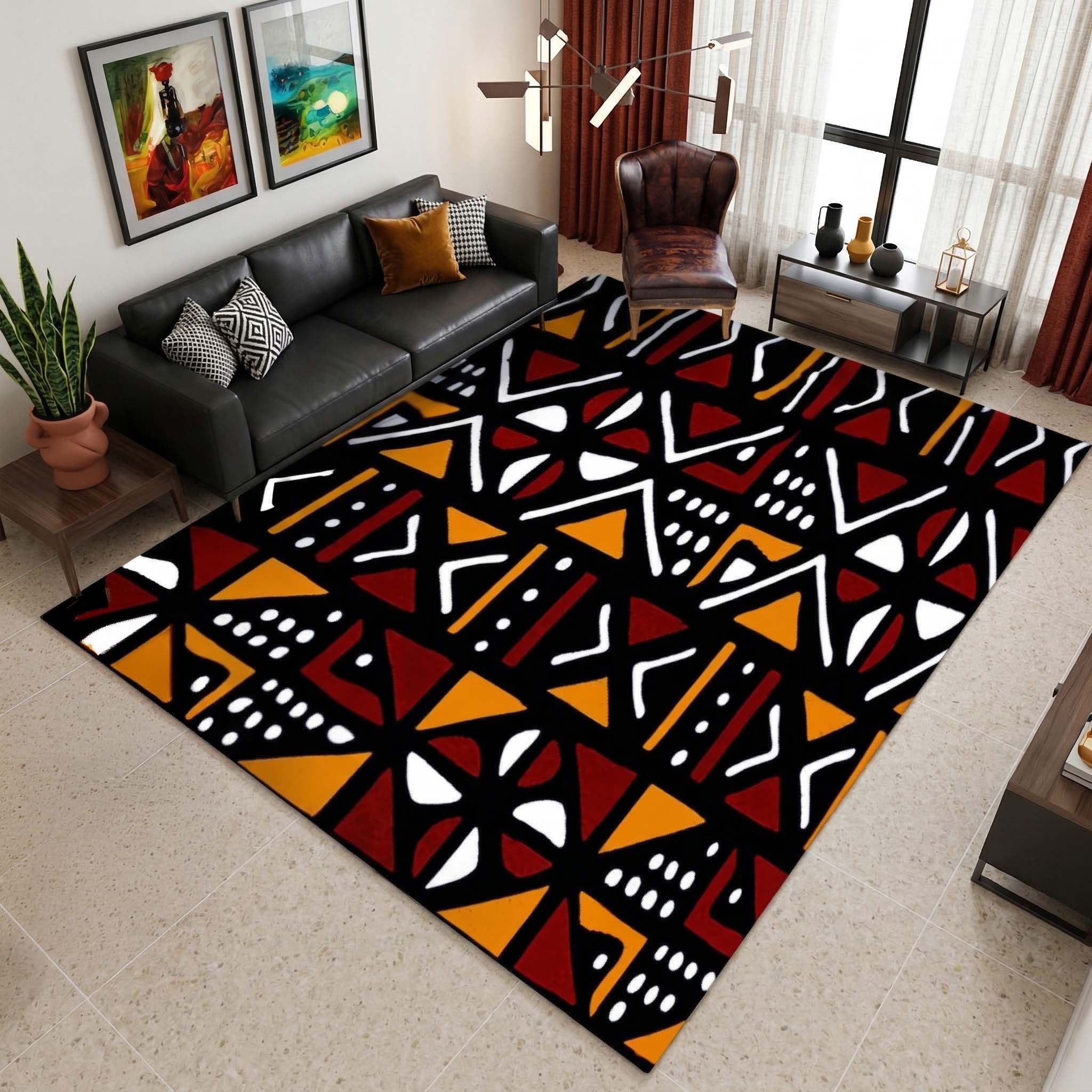 Mudcloth Rug African Carpet: Traditional Floor Artistry – Bynelo