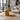 African Mudcloth Inspired Pouf/Inflatable Round Ottoman