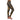 African Mudcloth Print Leggings for Women | Black and Gold-Bynelo