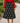 African Skirt Flared Black and White Cowrie Shell Print