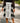 African Skirt Flared | Midi Length | Cowrie White and Black