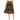 African Skirt Geometric Zigzag Batik Print Midi Length