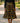 African Skirt for Women | Midi Length Flared Chiffon Brown