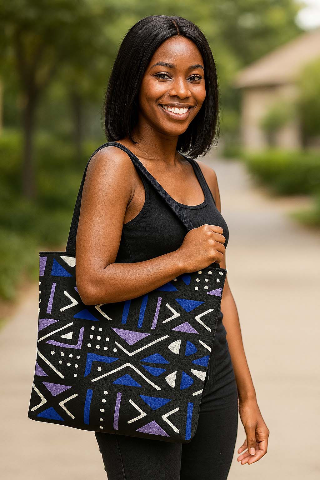 African Tote Bags Mud Cloth Local Print | Traditional Fashion  | Large Capacity