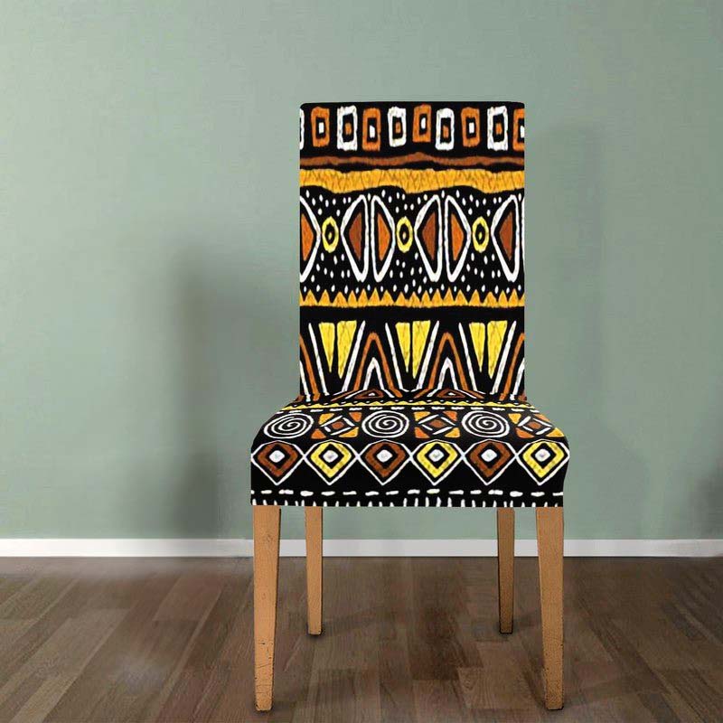 African Tribal Chair Covers For Living Room Mudcloth Print