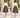 African Tribal Cowrie Print Women's Midi Chiffon Skirt | Cowrie African Print Skirt | Bynelo