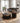 African Tribal Print Mudcloth Pouf/Inflatable Round Ottoman