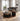 African Tribal Print Mudcloth Pouf/Inflatable Round Ottoman