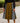 African Tribal Flare Skirt | Cowrie Print Midi Length