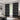African Tribal Window Curtains Black and White Eyelet Cowrie (Two-Piece)