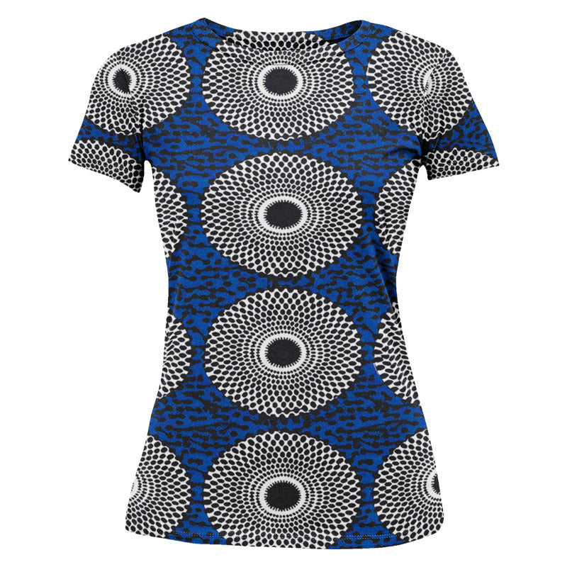 African Women T-shirt Ankara Wax Print – Culture Meets Cool
