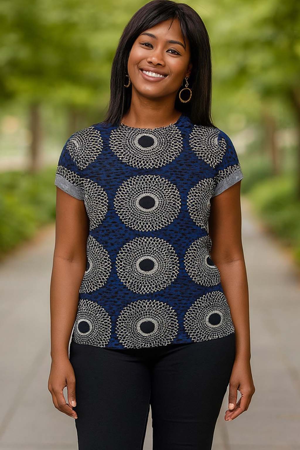 African Women T-shirt Ankara Wax Print – Culture Meets Cool