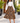 Afrocentric Bogolan Print Women's Midi Chiffon Skirt