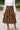 Afrocentric Skirt Flared | Bogolan Print | Midi Length-Bynelo