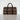 African Leather Bag for Travel Mud Cloth Abstract Pattern-Bynelo