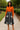 Black African Skirt | Midi Length Cowrie Pattern-Bynelo