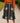 Black African Skirt | Midi Length Cowrie Pattern