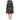 Black Flared Skirt Midi Mudcloth Black & White Tribal Print-Bynelo