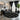 Black & White Cowrie Print Round Rug – Bold Tribal Pattern