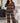 Bogolan Geometric Print Women's Satin Pajama Set | African Sleepwear Brown