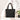 Bohemian Tote Bag | Ethnic Black and White Print | Large Capacity-Bynelo