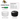 Bynelo inflatable ottoman listing graphic on a white background, showing the manual balloon pump, a white fabric-covered ottoman, a black inflatable bladder, and a specification box with size, weight, and material details.