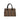 African Handmade Bag Boston Mudcloth Geometric Print Brown-Bynelo