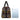 African Leather Bag for Travel Mud Cloth Abstract Pattern-Bynelo