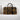 African Travel Bag Leather Traditional Mud Cloth Gold-Bynelo