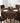 Earthy Bogolan Geometric Round Tablecloth – Modern African Dining Decor