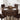 Earthy Bogolan Geometric Round Tablecloth – Modern African Dining Decor