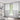 Ethiopian Curtains White with Black Symbols Grommet Style (Two Piece)