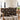 Two patterned pillows on a wooden chair with a neutral background