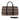 African Duffel Leather Bag for Travel Heart Mudcloth Pattern-Bynelo