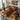 Geometric African Print Area Rug - Colorful Orange Carpet