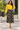 Geometric Bogolan Print Women's Midi Chiffon Skirt