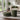 Green Mudcloth Inspired Pouf/Inflatable Round Ottoman