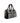African Handbag Boston - Black and White Zigzag Print