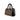 African Handmade Bag Boston Mudcloth Geometric Print Brown-Bynelo