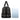 African Travel Bag Leather Native Black & White-Bynelo