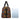 African Leather Bag for Travel Artistic Mud Cloth Pattern-Bynelo